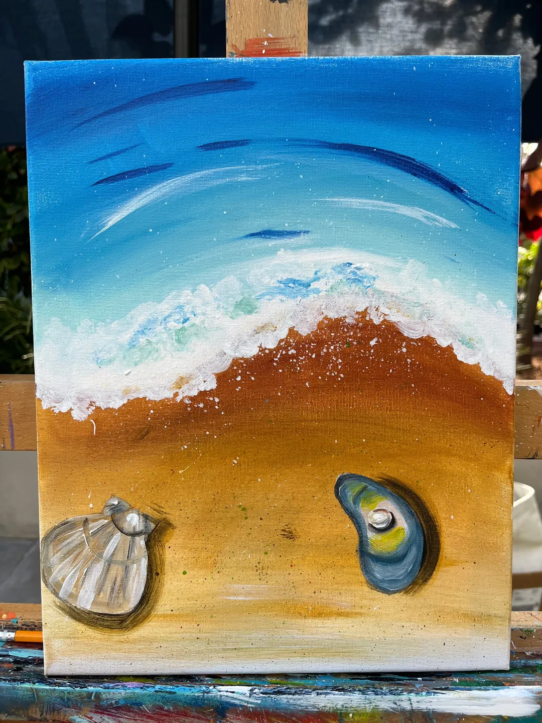 Poster for Sip, Paint and Gaze - Class - Seabird Resort