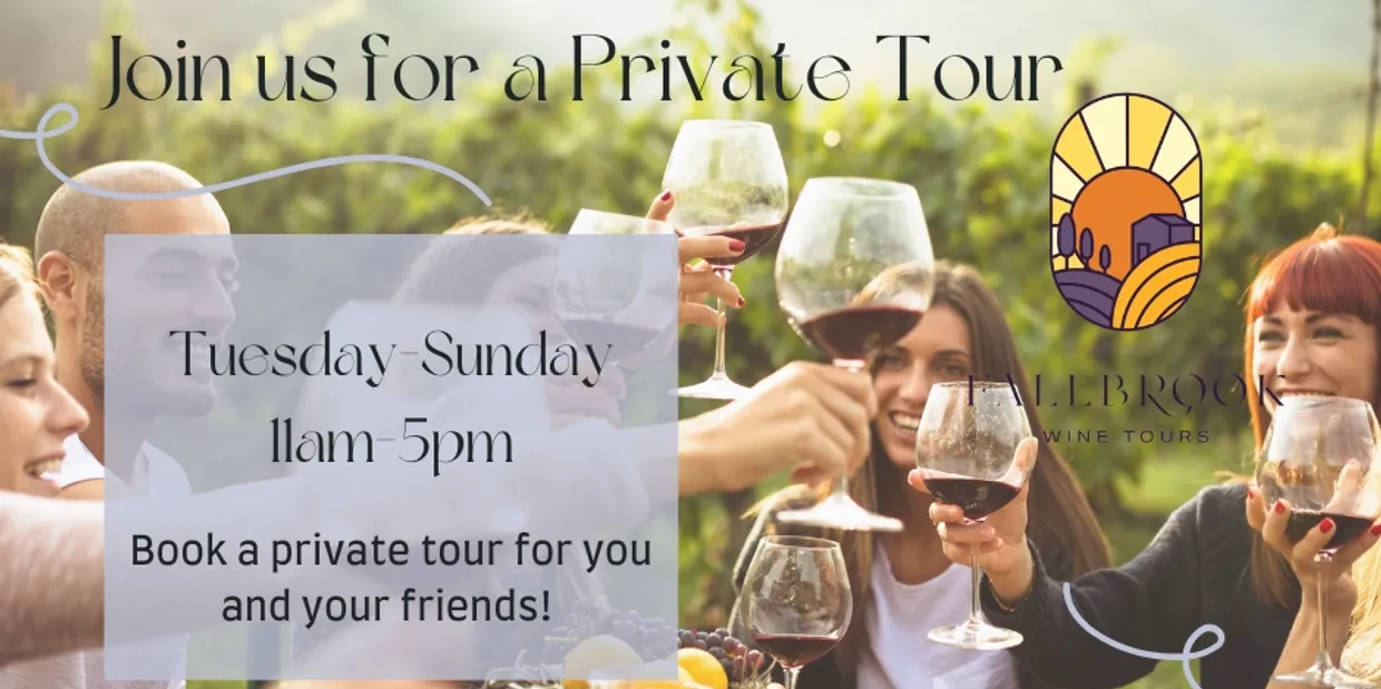 Poster for Fallbrook Wine Tours - Private