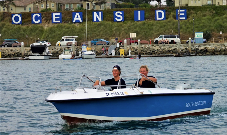 Poster for Power boat rentals - Oceanside Harbor - Boat Rentals of America